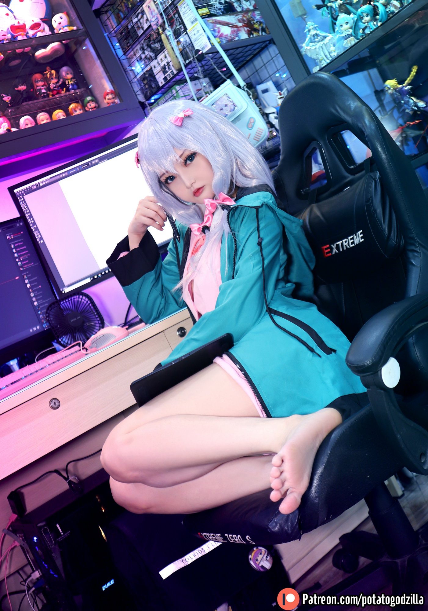 Potato Godzilla - Sagiri Izumi Cosplay